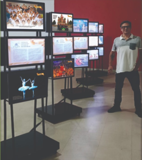 Display de LED para Decoracao Residencial com iluminacao em backlight