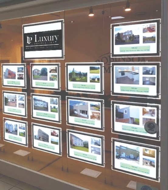 Display de LED para Vitrine Comercial