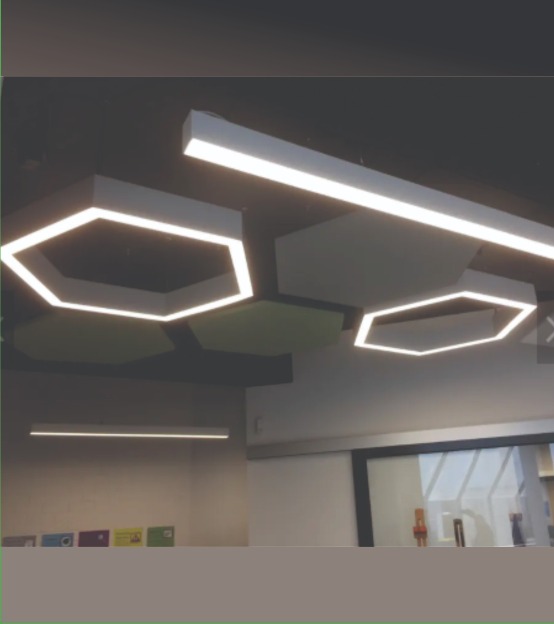 Tela Tensionada Residencial Em Formato para iluminacao
