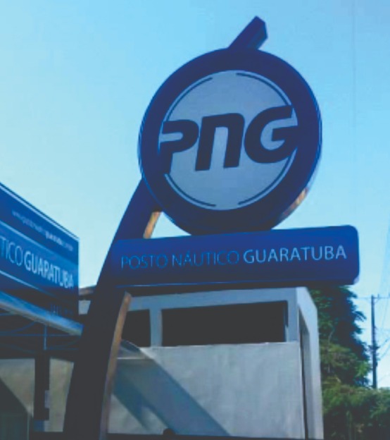 Totem personalizado para comunicação visual e identificação da marca