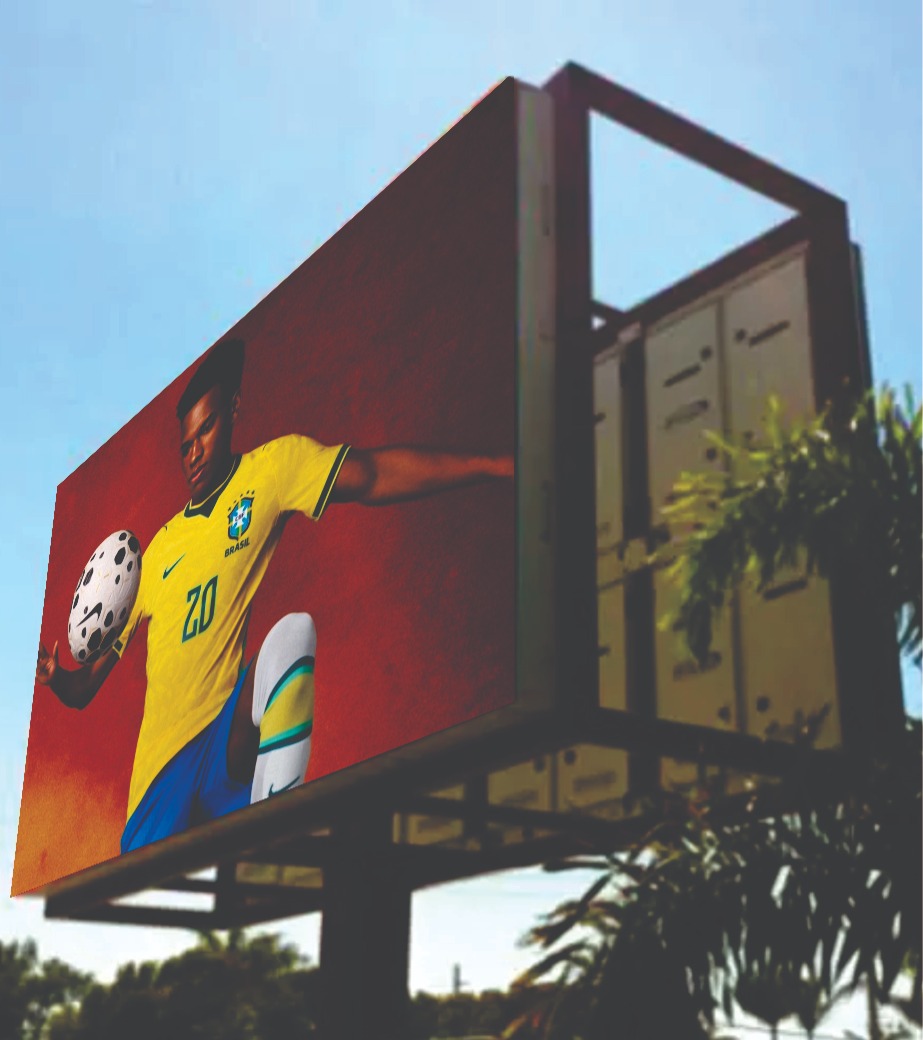 Outdoor de LED digital de grande formato para publicidade