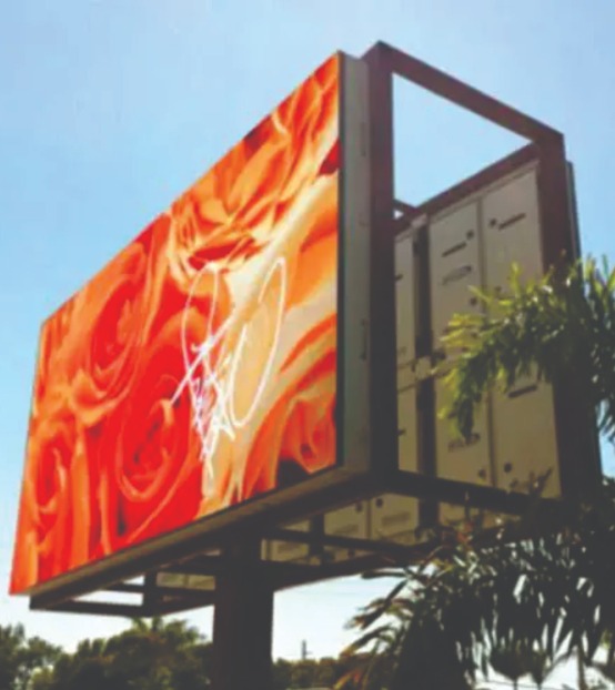 Outdoor de LED digital de grande formato para publicidade