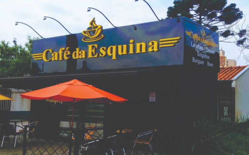 Fachada em ACM 3D com letras em relevo e desig